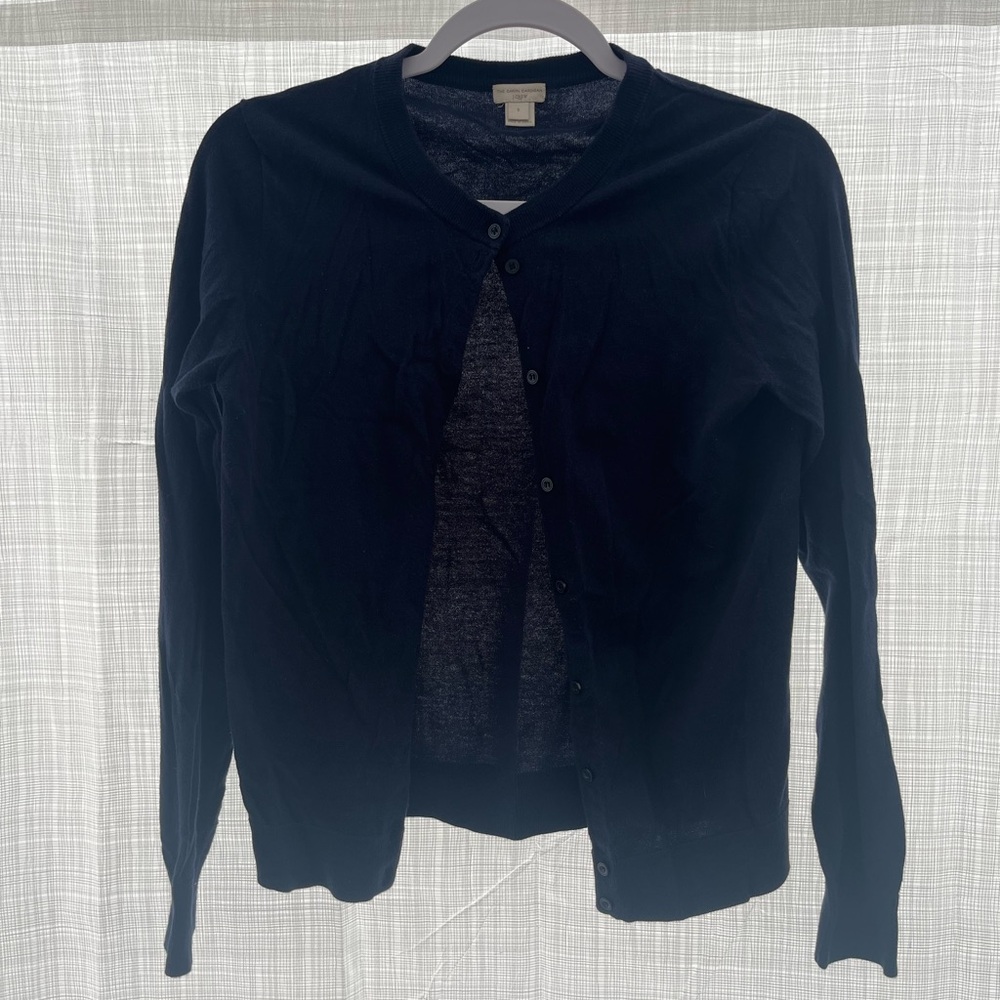 Blue Button-Up Cardigan - Picture 4 of 5